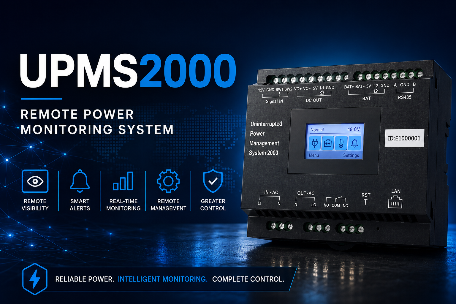 Introducing the UPMS2000 Remote Power Monitoring System