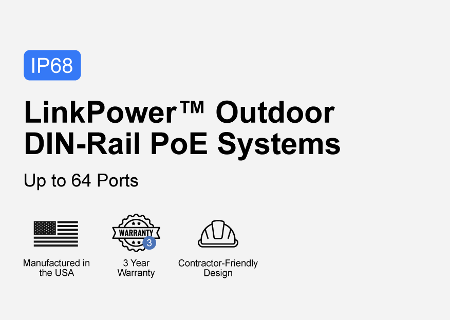 Outdoor DIN Rail and Rack Mount PoE Switch Series