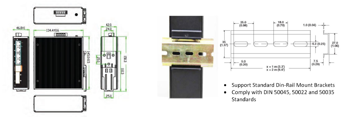 dimensions